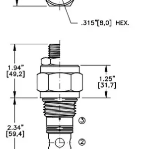 BUCHER LCEF-12-N-x-x-x-xx 'שסתום קרטריג