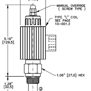 BUCHER ERVD-10-N-xx-xx-M-xxDG 'שסתום קרטריג