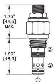 BUCHER CBPA-xx-N-x-x-xx 'שסתום קרטריג