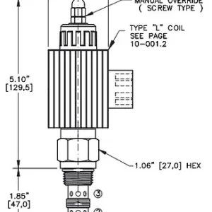 BUCHER EPRS-xx-N-xx-xx-M-xxDG 'שסתום קרטריג