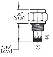 BUCHER CVFP-xx-N-x-x-xx 'שסתום קרטריג