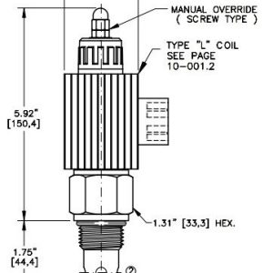 BUCHER EPFI-12-N-xx-xx-xx-M-xxDG 'שסתום קרטריג