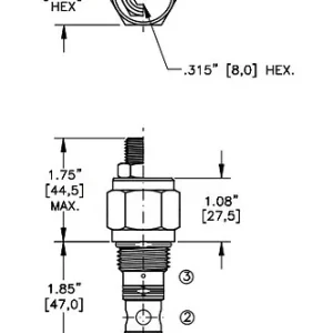 BUCHER LCEF-10-N-x-x-x-xx 'שסתום קרטריג