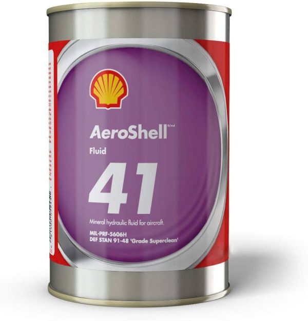 AEROSHELL FLUID 41- פחית שמן הידראולי 41 - 1 גלון ( 3.78 ליטר )