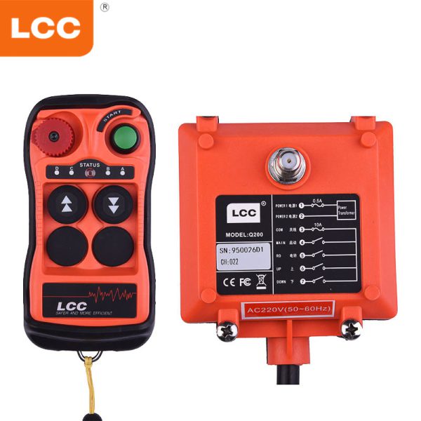 שלט אלחוטי תעשייתי LCC Q200 שתי פעולות
